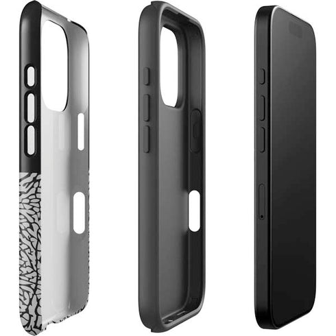 Elephant Print Sneakerhead Black iPhone 16 Pro Impact Case